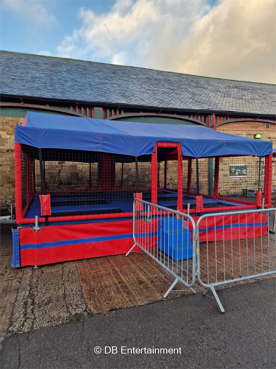 6 Bed Trampoline Set Best Inflatable Funfair & Exhibition Game Hire
