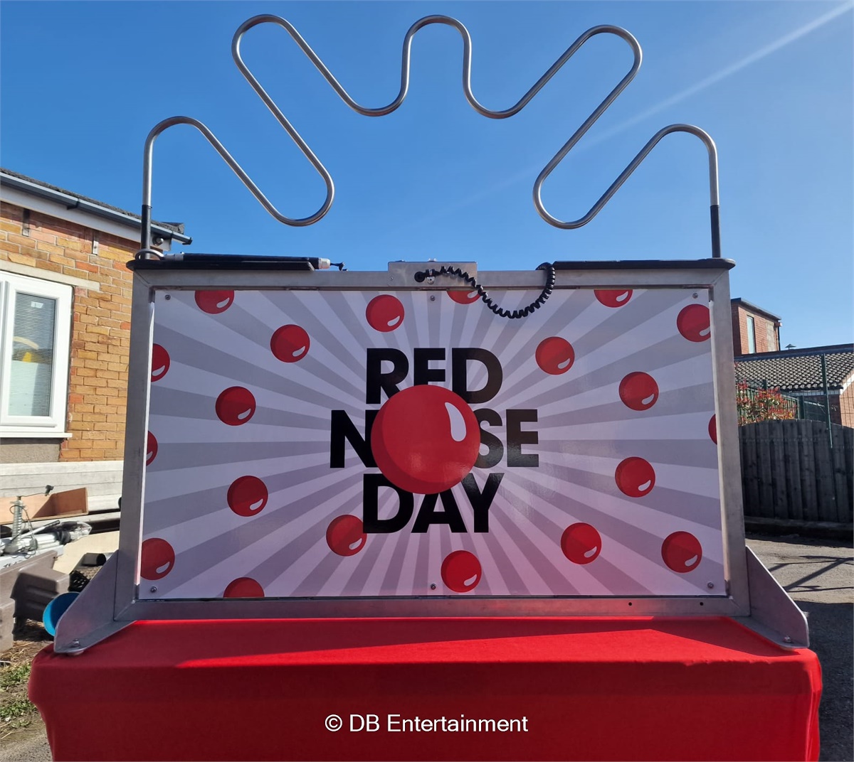 Buzz Wire Hire, Branded Giant Buzz Wire Game Hire UK