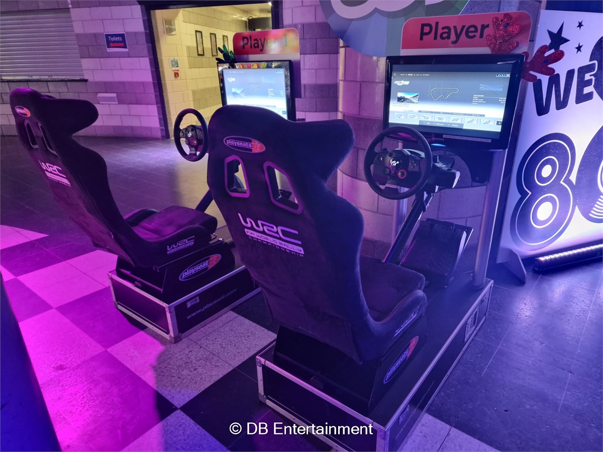 Racing Car Simulator Hire Inflatable Funfair & Exhibition Game Hire