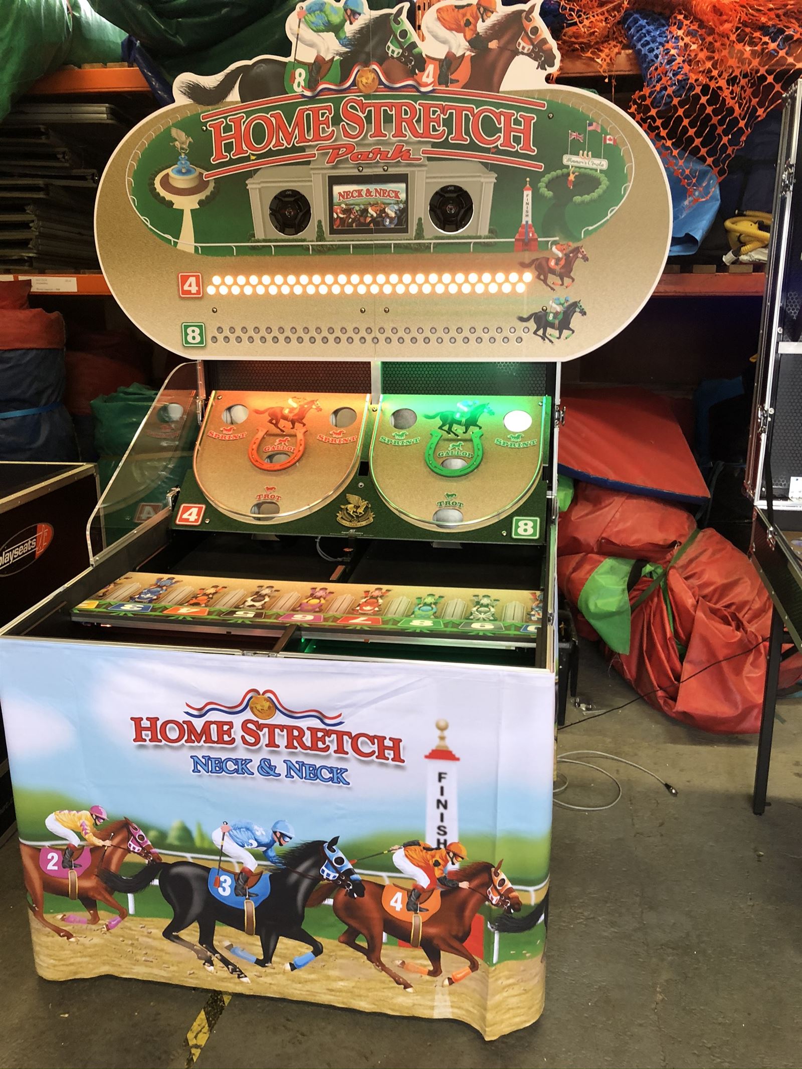 Home Stretch Horse Racing Hire UK Bounce a Ball Birmingham